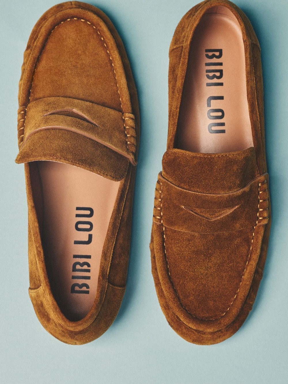 Anthropologie Bibi Lou Classic Ruched Loafers